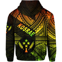 FSM Kosrae Zip Hoodie Original Style Reggae LT8 - Polynesian Pride
