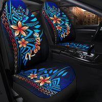 Kosrae Car Seat Covers - Vintage Tribal Mountain - Polynesian Pride