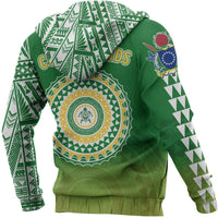 Cook Islands Hoodie Tattoo Style - Polynesian Pride