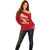 Tonga Independence Off Shoulder Sweater 2023 Red Style LT6 - Polynesian Pride
