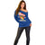 Tonga Independence Off Shoulder Sweater 2023 Blue Style LT6 - Polynesian Pride