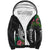 Hawaii Kakau Sherpa Hoodie Mix Sharks Polynesian Hibiscus LT6 Unisex Black - Polynesian Pride