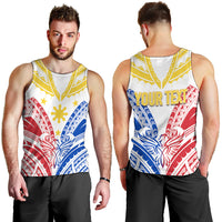 Personalised Philippines Independence Day Men Tank Top Tribal Sun and Stars Ver 02 LT7 - Polynesian Pride