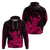 Hawaii Shaka Sign Hoodie Pink Version LT9 Pullover Hoodie Pink - Polynesian Pride