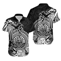 Polynesian Tahiti Island Hawaiian Shirt The Wave of Water - Black LT9 Black - Polynesian Pride