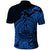 Polynesian Tahiti Island Polo Shirt The Wave of Water Blue LT9 - Polynesian Pride
