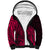 Polynesian Tahiti Island Sherpa Hoodie The Wave of Water - Pink LT9 Unisex Pink - Polynesian Pride