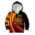Papua New Guinea Kid Hoodie The Greater Bird of Paradise LT9 Hoodie Black - Polynesian Pride