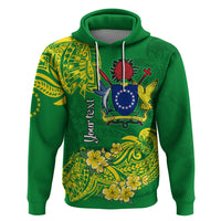 Custom Cook Island Hoodie Polynesian Floral Tribal LT9 - Polynesian Pride