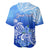 (Custom Personalised) Federated States Of Micronesia Baseball Jersey Polynesian Floral Tribal LT9 - Polynesian Pride