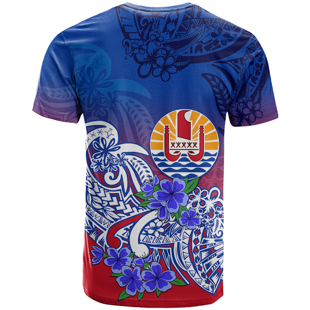 Tahiti T Shirt Polynesian Floral Tribal LT9 - Polynesian Pride