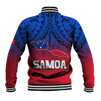 Polynesian Independent State of Samoa Gradient Baseball Jacket LT9 - Polynesian Pride