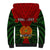 (Custom Personalised) Papua New Guinea Sherpa Hoodie Chimbu Province Mix Coat Of Arms Polynesian Art LT14 - Polynesian Pride
