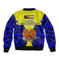 Papua New Guinea Bomber Jacket Morobe Province Mix Coat Of Arms Polynesian Art LT14 - Polynesian Pride
