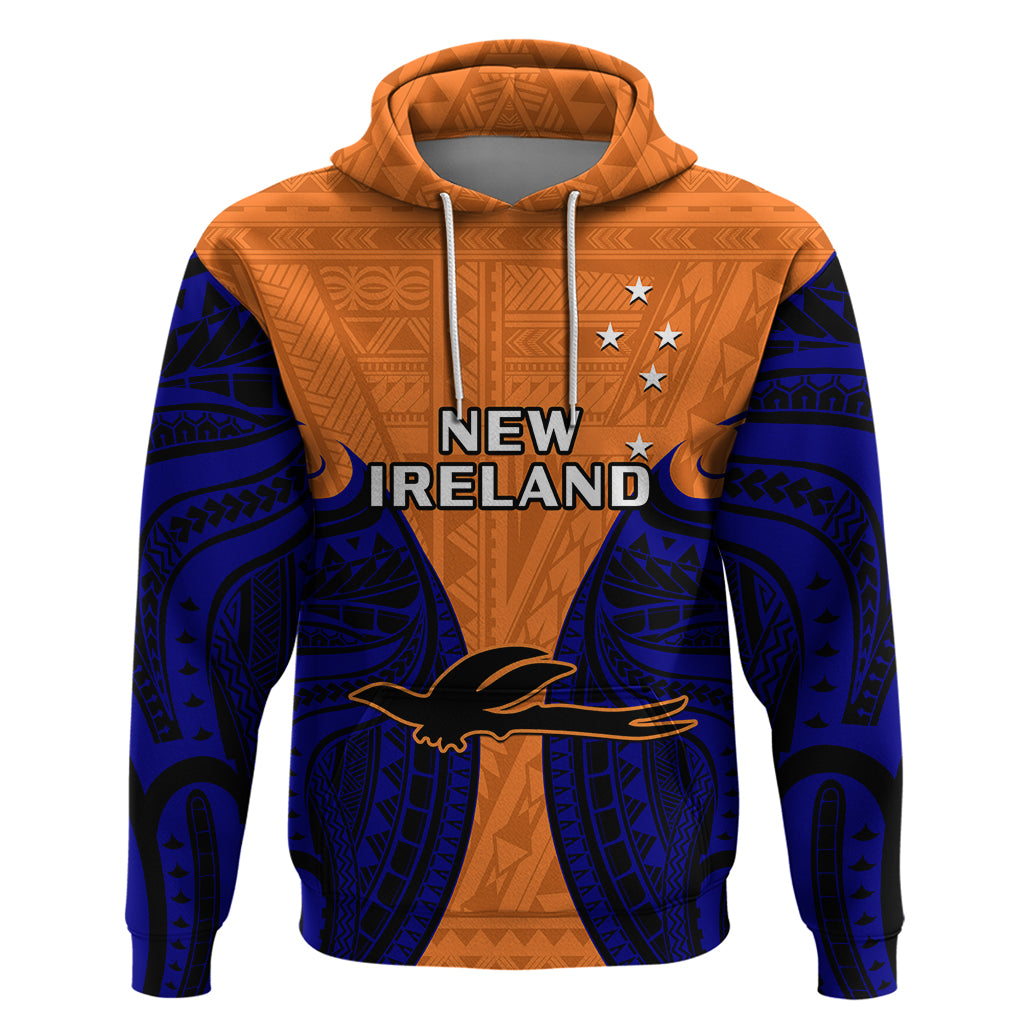 Papua New Guinea Hoodie New Ireland Province Mix Coat of Arms Polynesian Art LT14 - Polynesian Pride