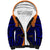 (Custom Personalised) Papua New Guinea Sherpa Hoodie New Ireland Province Mix Coat Of Arms Polynesian Art LT14 Unisex Orange - Polynesian Pride
