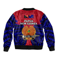Papua New Guinea Bomber Jacket West New Britain Province Mix Coat Of Arms Polynesian Art LT14 - Polynesian Pride