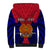 (Custom Personalised) Papua New Guinea Sherpa Hoodie West New Britain Province Mix Coat Of Arms Polynesian Art LT14 - Polynesian Pride