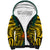 (Custom Personalised) Papua New Guinea Sherpa Hoodie Jiwaka Province Mix Coat Of Arms Polynesian Art LT14 Unisex Green - Polynesian Pride