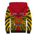 (Custom Personalised) Papua New Guinea Sherpa Hoodie National Capital District Mix Coat Of Arms Polynesian Art LT14 - Polynesian Pride