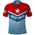 West Papua Polo Shirt Coat Of Arms and Morning Star Flag LT14 Blue - Polynesian Pride