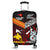 New Zealand And Papua New Guinea Luggage Cover Together - Red LT8 Red - Polynesian Pride