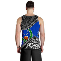 Pohnpei Men Tank Top Fall In The Wave K9 - Polynesian Pride