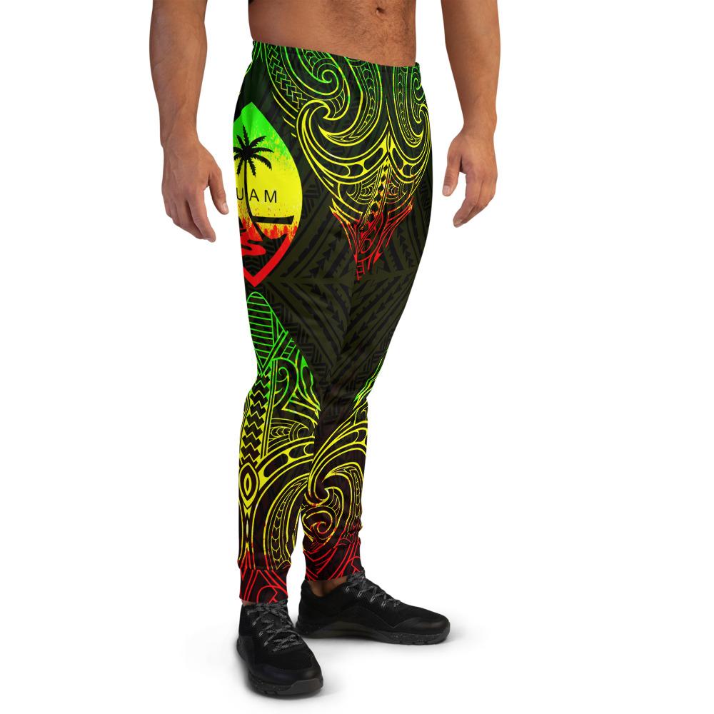 Guam Sweatpant - Polynesian Patterns Reggae Color - Polynesian Pride
