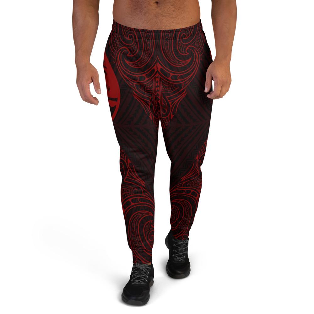 Guam Sweatpant - Polynesian Patterns Red Color Unisex Red - Polynesian Pride