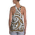 Polynesian Maori Ethnic Ornament Gold Hawaii Women's Racerback Tank Top - Polynesian Pride