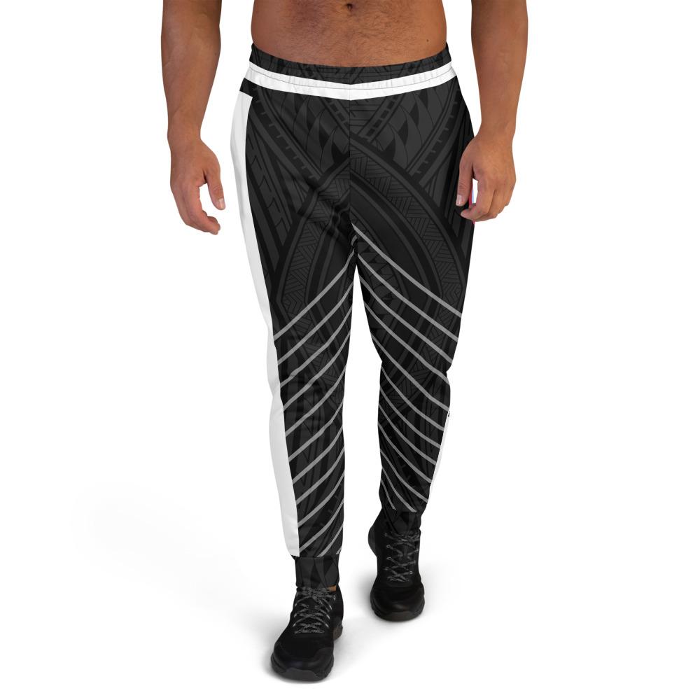 Guam Sweatpant - Line Style Polynesian Patterns Unisex Black - Polynesian Pride
