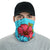 Hawaiian Bandana - Hibiscus Flower Soulful Neck Gaiter Black One Size - Polynesian Pride