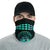Hawaii Bandana Kakau Polynesian Coat Of Arms Neck Gaiter - Turquoise Turquoise One Size - Polynesian Pride