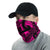Hawaiian Bandana - Polynesian Curly Tatau Pink Neck Gaiter - Polynesian Pride