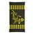 Hawaii Bandana Kakau Polynesian Hammerhead Shark Map Neck Gaiter - Yellow - Polynesian Pride