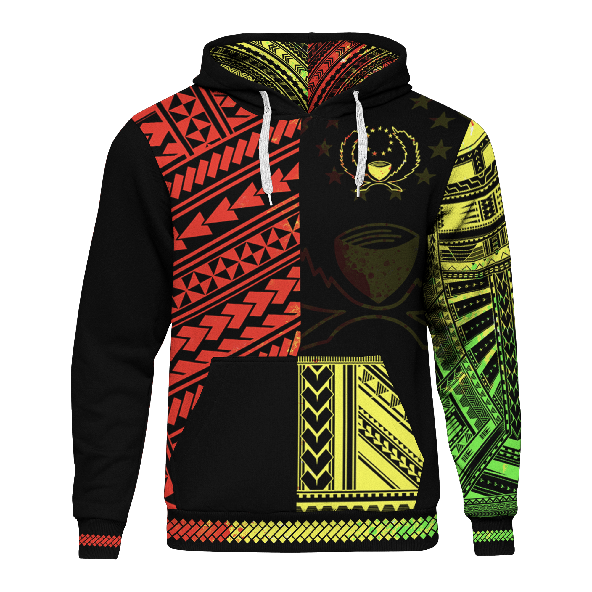 Pohnpei Hoodie Micronesian Portion Reggae Version Unisex Mix - Polynesian Pride