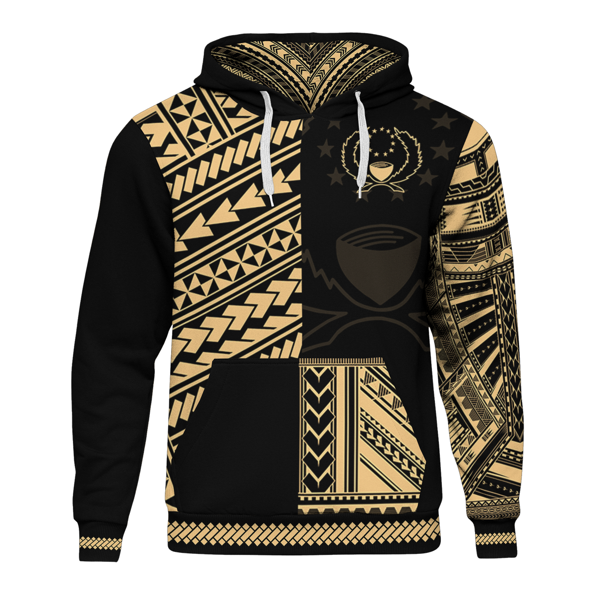 Pohnpei Hoodie Micronesian Portion Gold Version Unisex Gold - Polynesian Pride