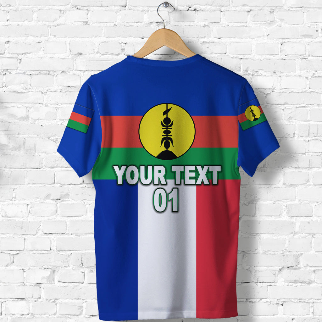 Custom New Caledonia T Shirt Flag Vibes LT8 - Polynesian Pride