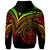Palau Zip Hoodie Reggae Color Cross Style - Polynesian Pride