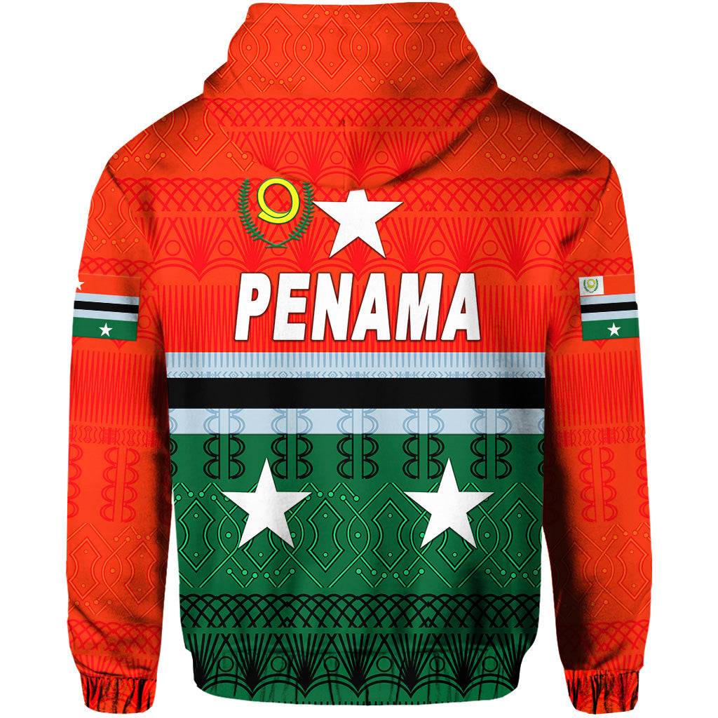 Custom Penama Province Hoodie Vanuatu Pattern Traditional Style LT8 - Polynesian Pride