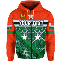 Custom Penama Province Zip Hoodie Vanuatu Pattern Unique Style LT8 - Polynesian Pride