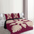 Hawaiian Royal Pattern Quilt Bed Set - Pink - B1 Style - AH - Polynesian Pride