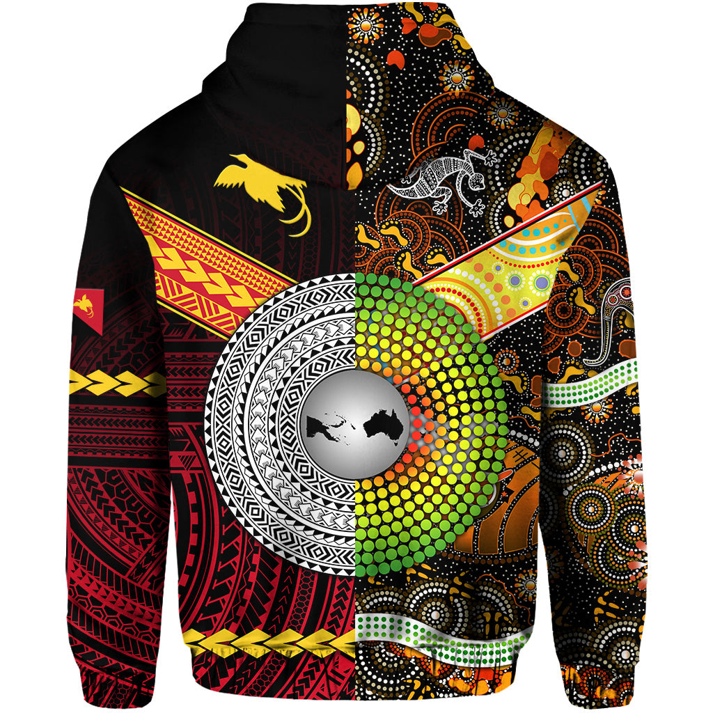 Papua New Guinea Australia Aboriginal Hoodie Together LT8 - Polynesian Pride