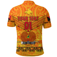 Custom Papua New Guinea Kumuls Polo Shirt Simple Style Yellow Vibes LT8 - Polynesian Pride