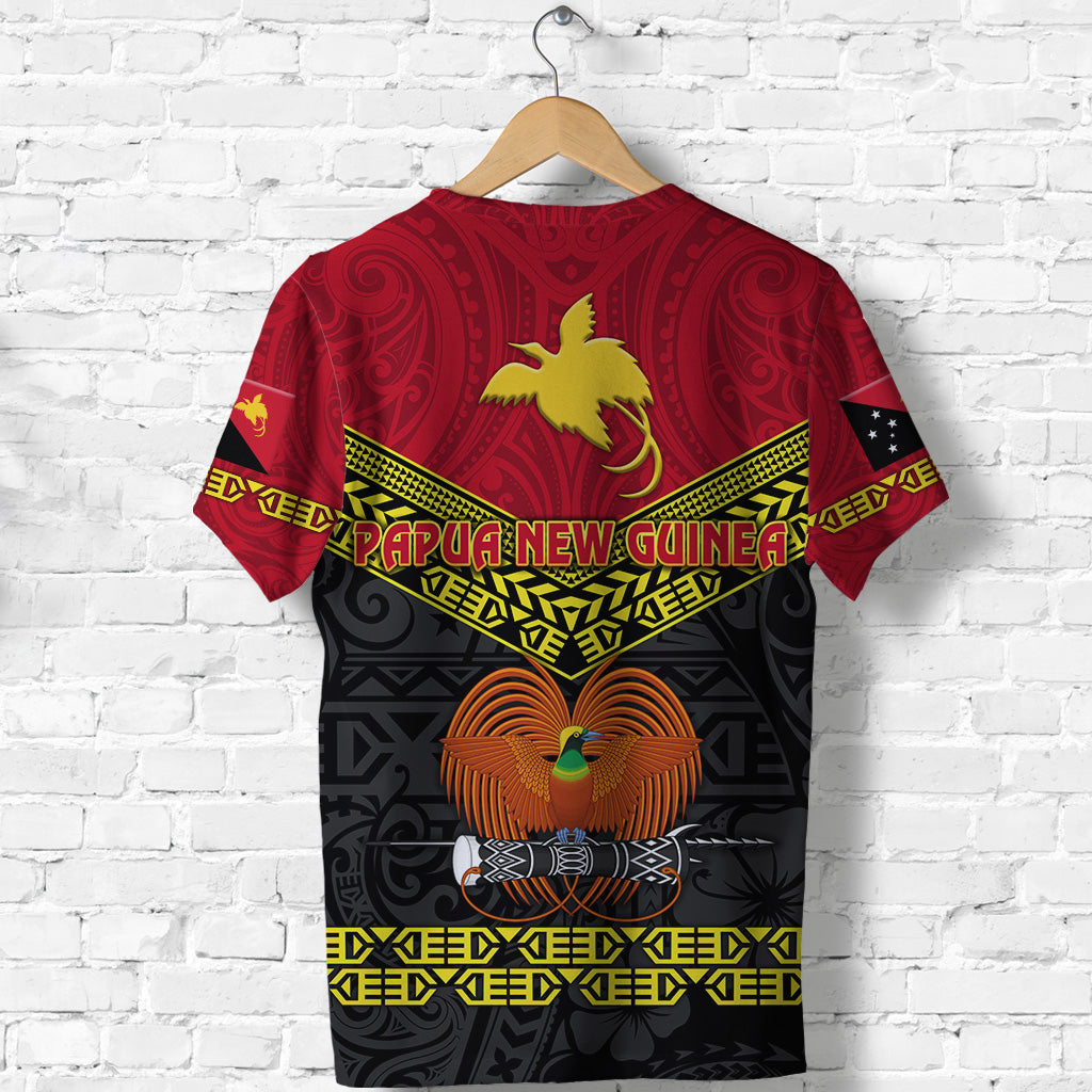 Papua New Guinea Kumuls T Shirt Simple Style Black Vibes LT8 - Polynesian Pride