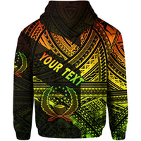 Custom FSM Pohnpei Zip Hoodie Original Style Reggae LT8 - Polynesian Pride