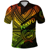FSM Pohnpei Polo Shirt Original Style Reggae LT8 - Polynesian Pride