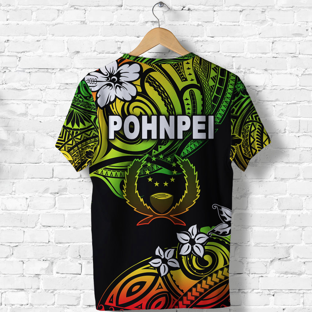 FSM Pohnpei T Shirt Unique Vibes Reggae LT8 - Polynesian Pride