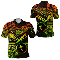 FSM Chuuk Polo Shirt Happy Independence Day Original Vibes Reggae LT8 Unisex Reggae - Polynesian Pride