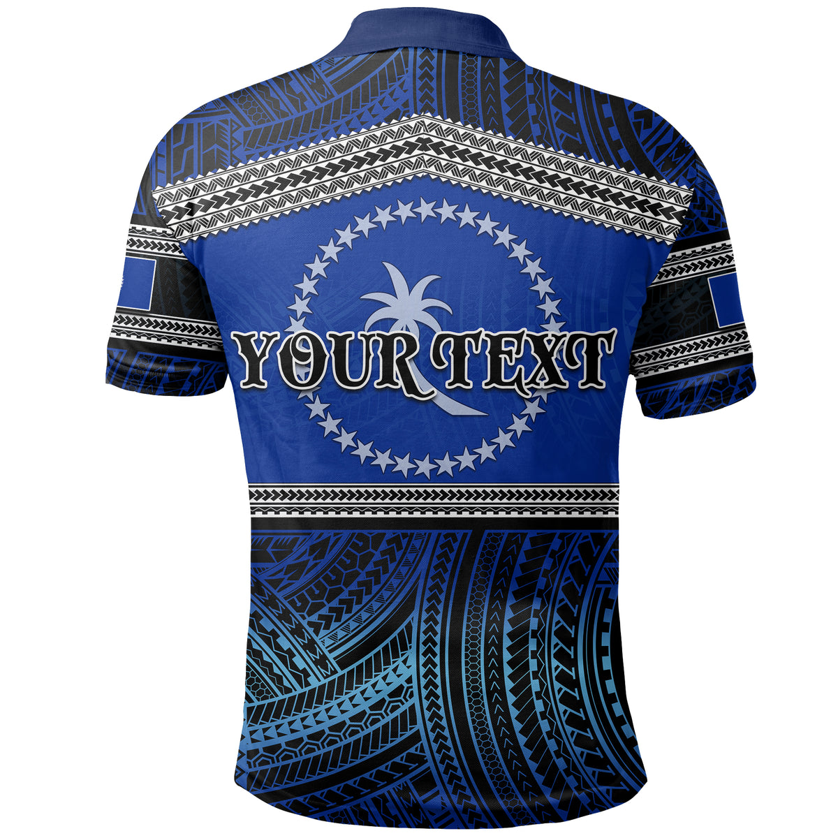 Custom Chuuk Polo Shirt Polynesian Patterns LT6 - Polynesian Pride